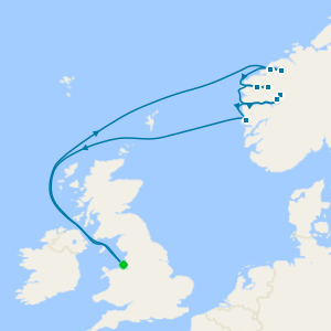 Scenic Summertime Fjords of Norway from Liverpool