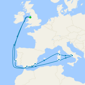 Cultural Mediterranean with the Amalfi Coast from Liverpool