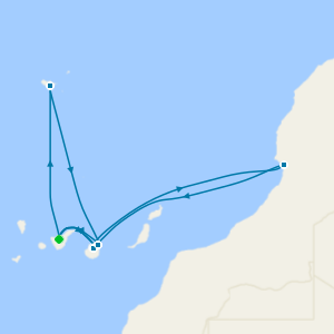 Spain, Portugal & Canary Islands from Tenerife