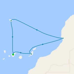 Spain, Portugal & Canary Islands from Tenerife