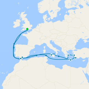 Central Mediterranean from Southampton