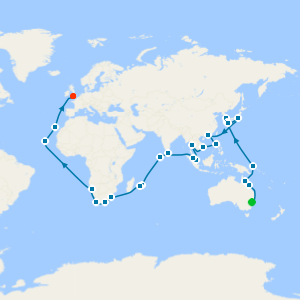 Sydney to Southampton