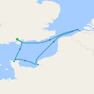 France and Belgium cruise from Southampton
