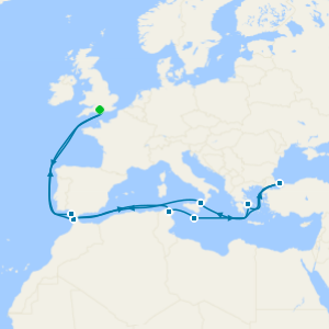 Central Mediterranean from Southampton