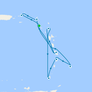 Eastern Caribbean from St. Kitts