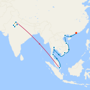 8 Nt India's Tigers & Golden Triangle Tour & Southbound Asian Allure