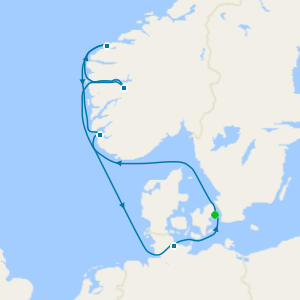 Fjords and Norway from Copenhagen