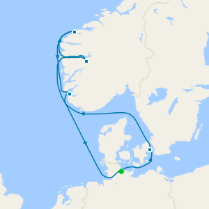 Fjords and Norway from Kiel