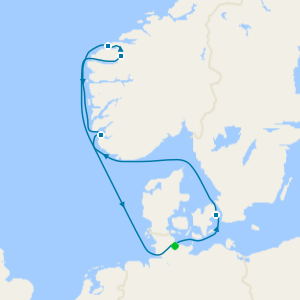 Fjords and Norway from Kiel