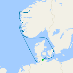 Fjords and Norway from Kiel