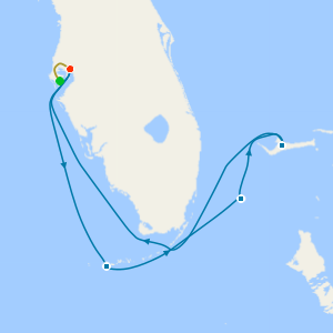 St Petersburg, Florida 5nt Beach Stay Key West & Bahamas from Tampa