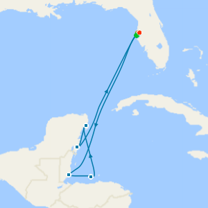 St Petersburg, Florida 5nt Beach Stay with Harvest Caye, Cozumel & Roatan from Tampa