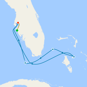 Sarasota, Florida 5nt Stay with Key West & Bahamas from Tampa