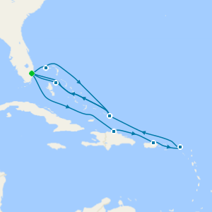 Eastern & Western Caribbean from Fort Lauderdale