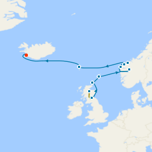 Luxury Edinburgh Stay & 2nt Journey on the Royal Scotsman Train, Lands of the Midnight Sun to Reykjavik.