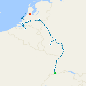 Romantic Rhine and Moselle river cruise from Basel to Amsterdam