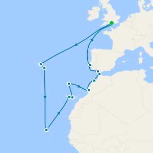 Portugal, Spain and Morocco cruise from Southampton