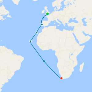 Southampton to Cape Town