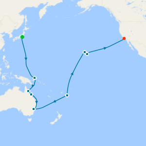 Yokohama to Los Angeles