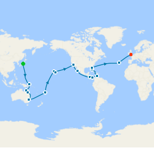 Yokohama to Southampton