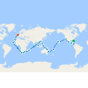 Miami to Southampton