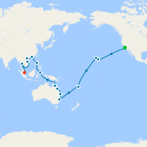 Los Angeles to Singapore