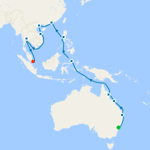Sydney to Singapore