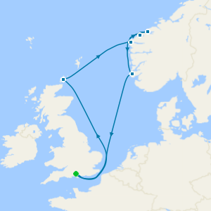 Norwegian Fjords cruise from Southampton
