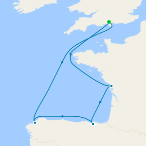 France & Spain from Southampton