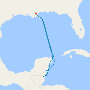 Western Caribbean from New Orleans with Stay