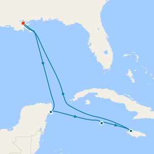 Western Caribbean from New Orleans with Stay