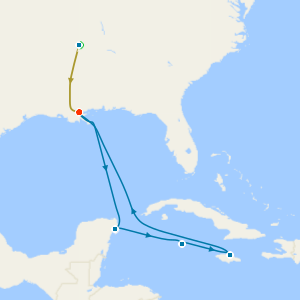 Memphis, New Orleans & Western Caribbean with Stays