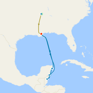 Music Cities of the Deep South with Tours & Western Caribbean Cruise from New Orleans