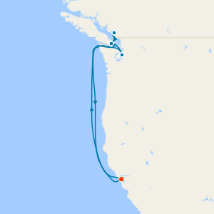 Pacific Northwest Coast from San Francisco with Stay