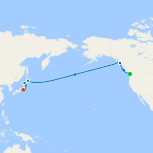North Pacific Crossing from Seattle to Tokyo