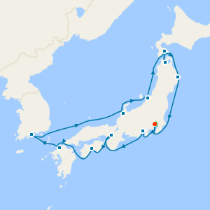 Tokyo Stay, Osaka, Fukuoka & Circle of Japan