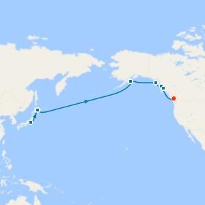 Tokyo, Mt. Fuji & North Pacific Crossing to Alaska, Vancouver & The Killer Whales