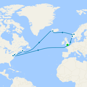 No-Fly Fjords & America's with New York, Washington and Philadelphia Stays & Tours