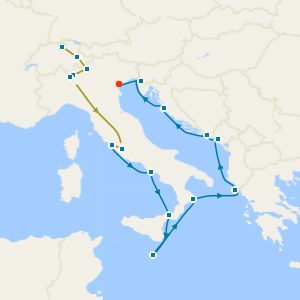 Swiss & Italian Rail Adventure inc. Bernina Express Train & Lake Como with Italian Sojourn from Rome