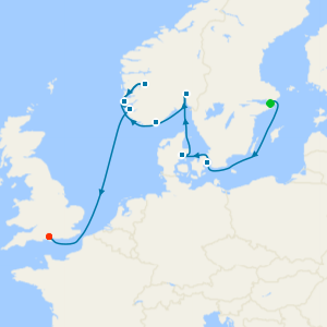 Fjords from Stockholm to Southampton