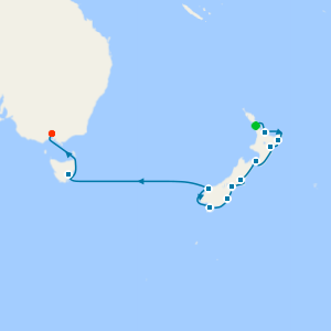 Australia & New Zealand from Auckland