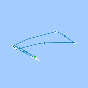 Society & Tuamotu Islands from Papeete