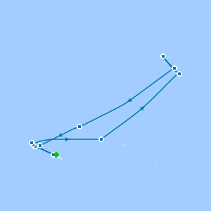 Society, Tuamotu & Marquesas Islands from Papeete