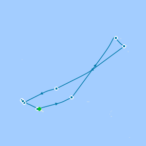 Society, Tuamotu & Marquesas Islands from Papeete