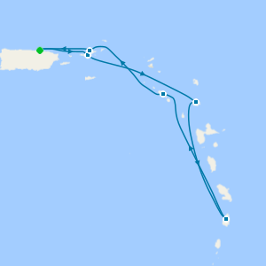 Eastern Caribbean from San Juan