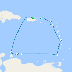 Eastern & Southern Caribbean from San Juan