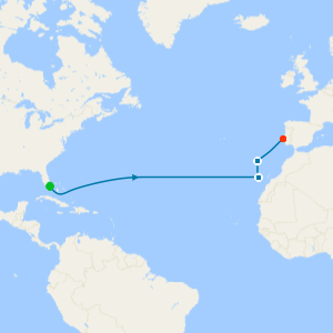 Atlantic Eastbound from Miami