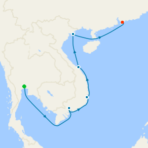 Vietnam from Laem Chabang