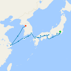 China, Japan & Korea from Tokyo
