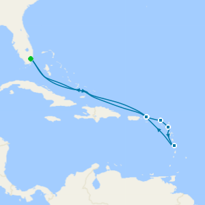 Eastern Caribbean from Miami